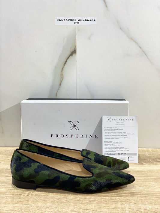 Prosperine Ballerina donna in Cavallino Militare luxury made in italy 37