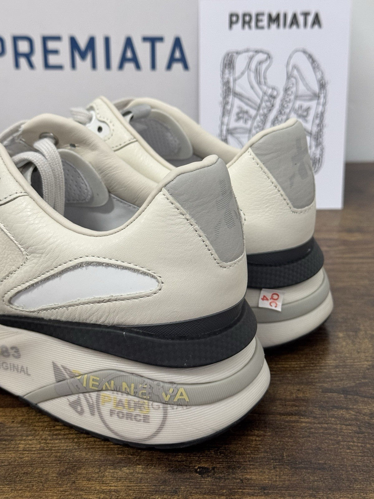 Premiata Moerun Sneaker Pelle Bianca Casual Premiata Uomo 43