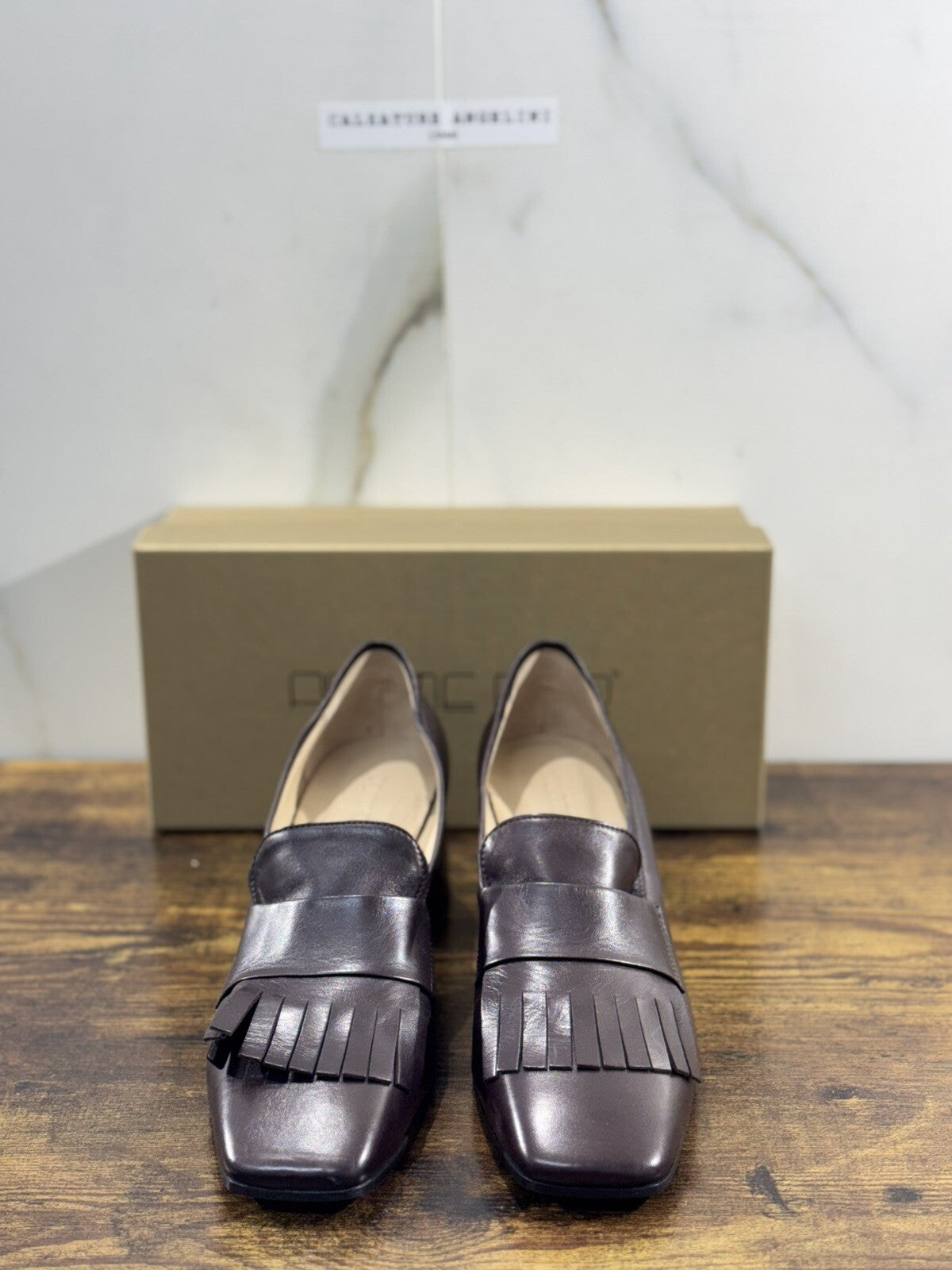 Pomme D’or Mocassino  Donna Pelle Plum      Handmade Woman Pomme D’or 39