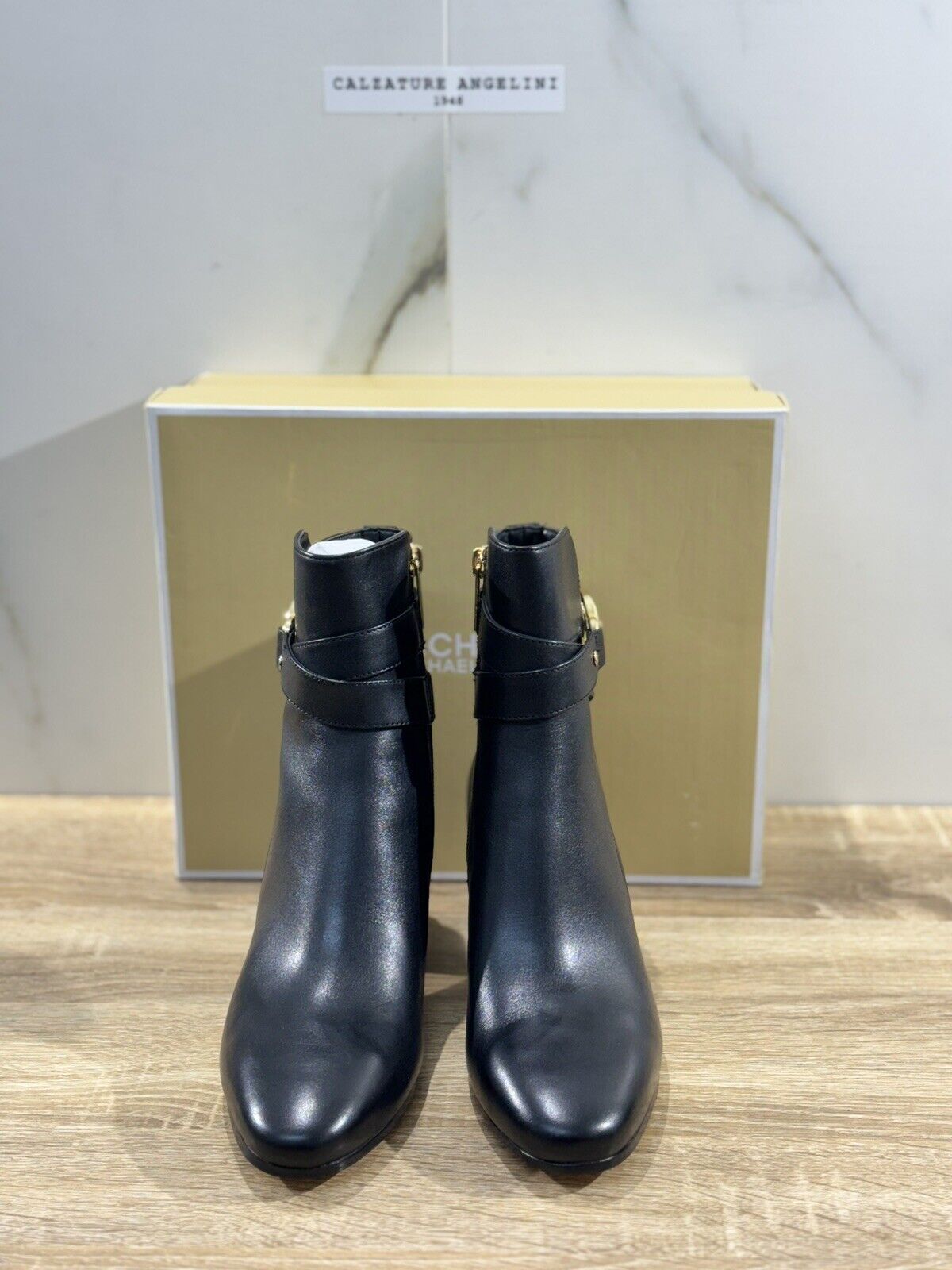 Michael  Kors Rory Mid Bootie Nero   Chelsea Boot  Con Tacco 37