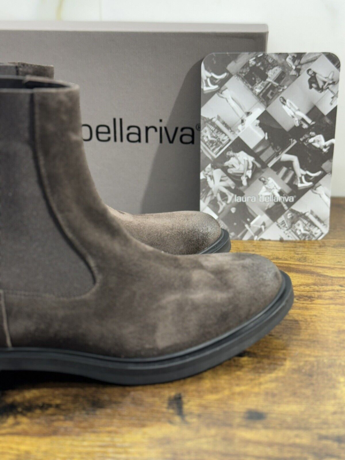 Laura Bellariva Stivaletto  Donna Suede Brown Chelsea Boot Woman 39