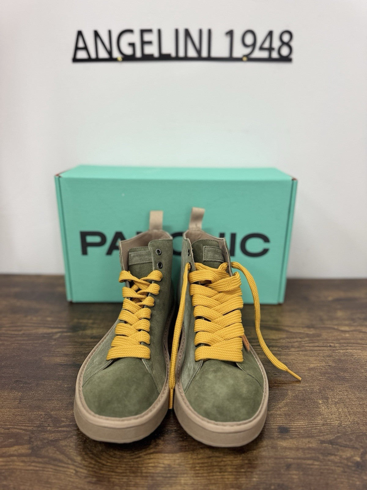 Panchic Ankle Boot Suede Verdone      Casual Boot Uomo 43