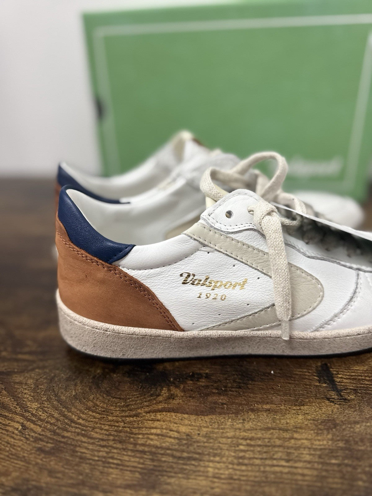 Valsport Davis Heritage Sneaker Pelle Bianca Casual Valsport Uomo 41