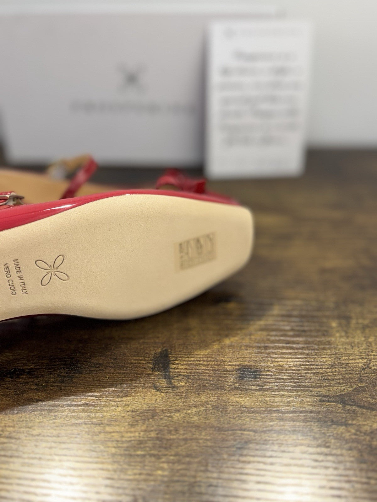 Prosperine Ballerina Vernice Rossa Casual Donna 37