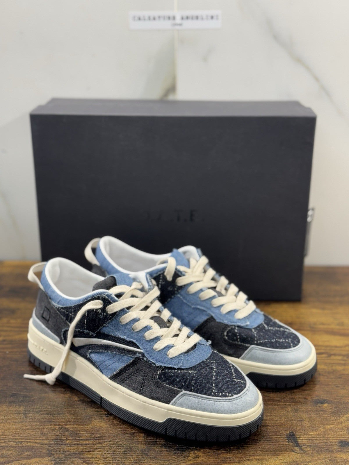 D.A.T.E Torneo Fringed Jeans    sneaker   Casual Shoes Uomo 40