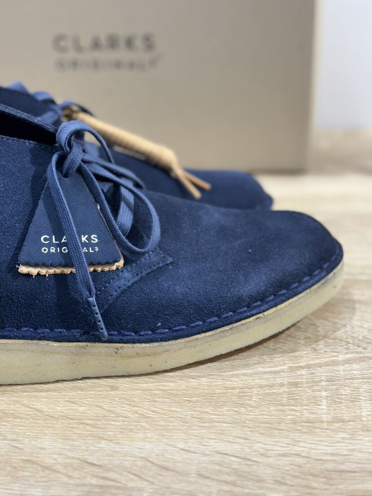 Clarks Desert Coal   Scarpa Uomo Suede Navy  Icon Clarks Men Shoes 42