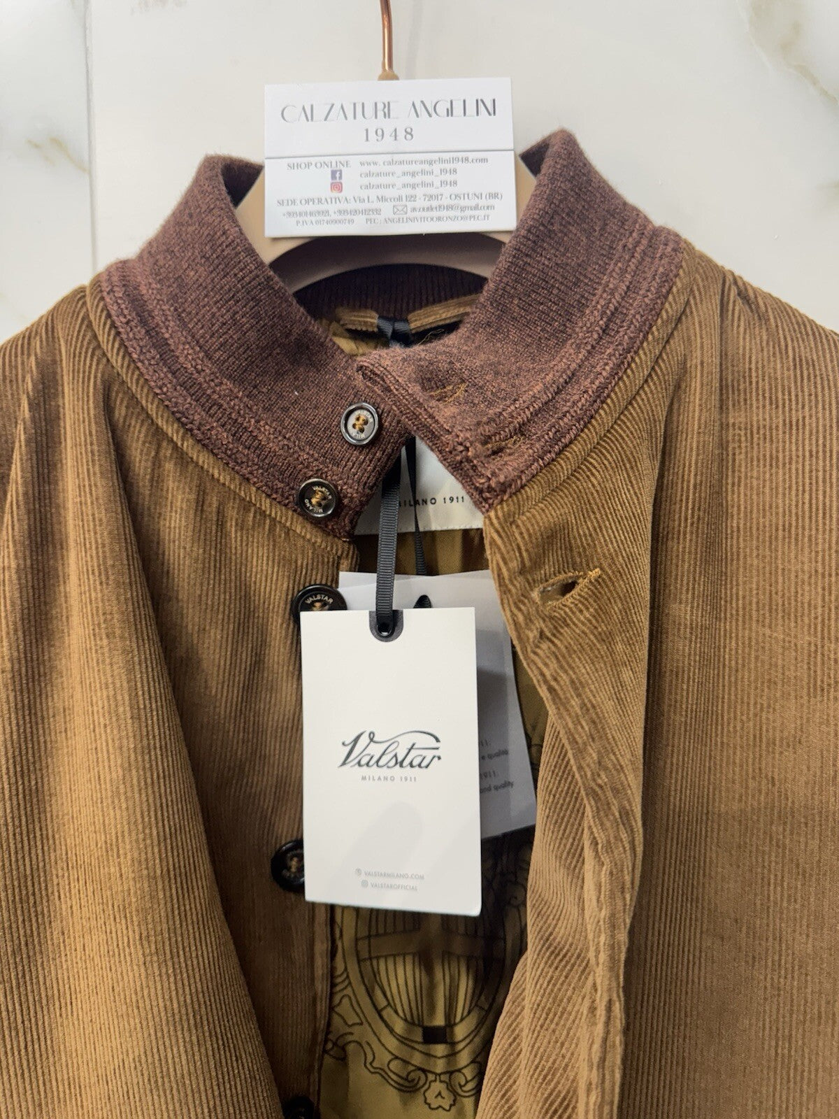 Valstar Bomber Icon Uomo Velluto Miele Icon Jacket Men Valstarino 50