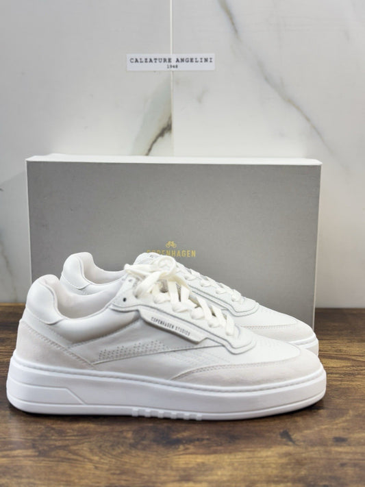 Copenhagen Sneaker Pelle Bianca Causal Shoes Uomo 44