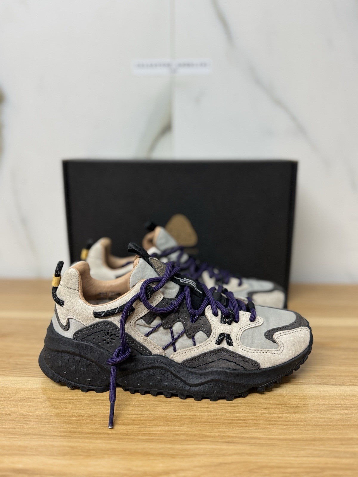 Flower Mountain Yamano 3   Suede Grey     Casual Flower Mountai Donna 36