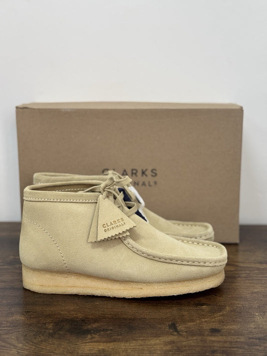 Clarks Wallabee Boot  Icon Suede Paple   Casual Uomo 43