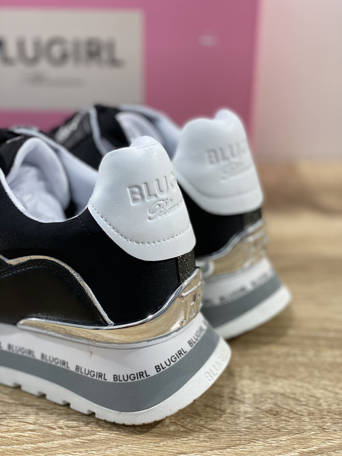 Blugirl Blumarine Donna sneaker babe nera casual shoes woman 37