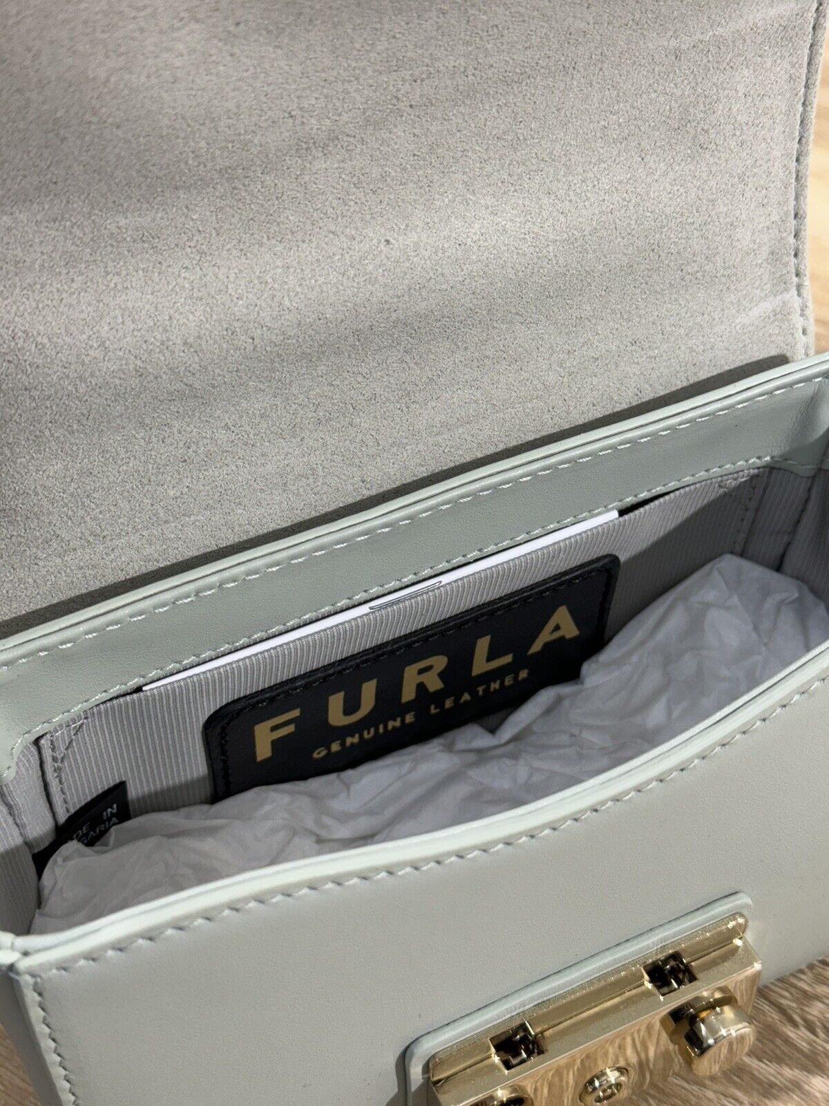 Furla Metropolis Mini Bag Pelle Felce Luxury Furla Woman Bag