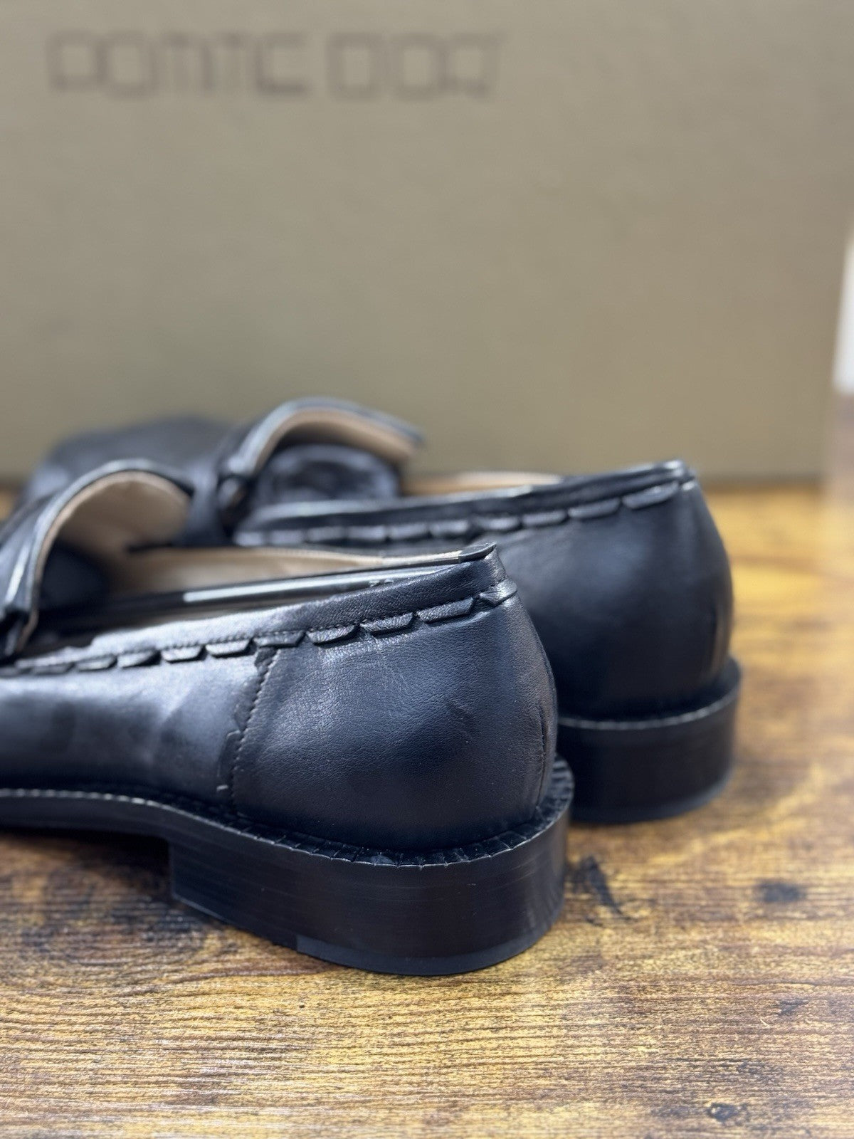 Pomme D’or Mocassino  Pelle Nero Casual Luxury Loafer Donna 41