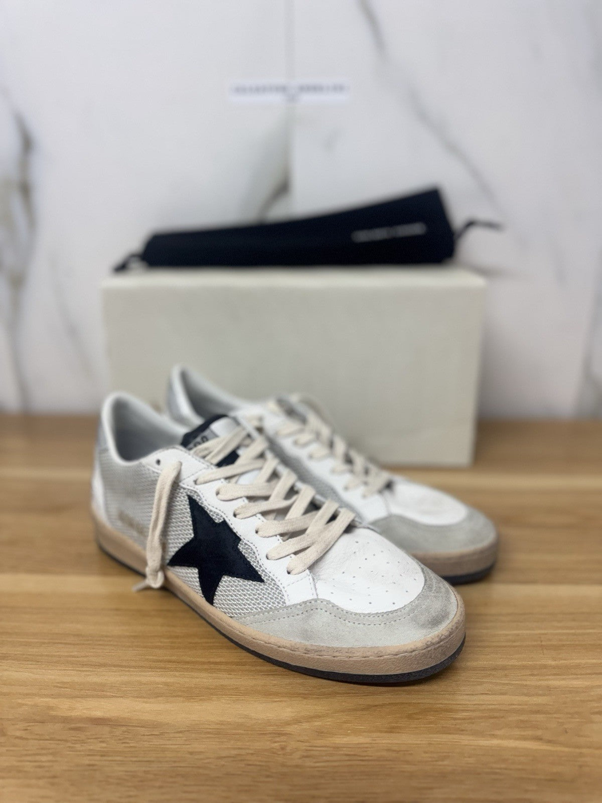 Golden Goose Ball Star Light Silver Black  Luxury Golden Goose Uomo 43