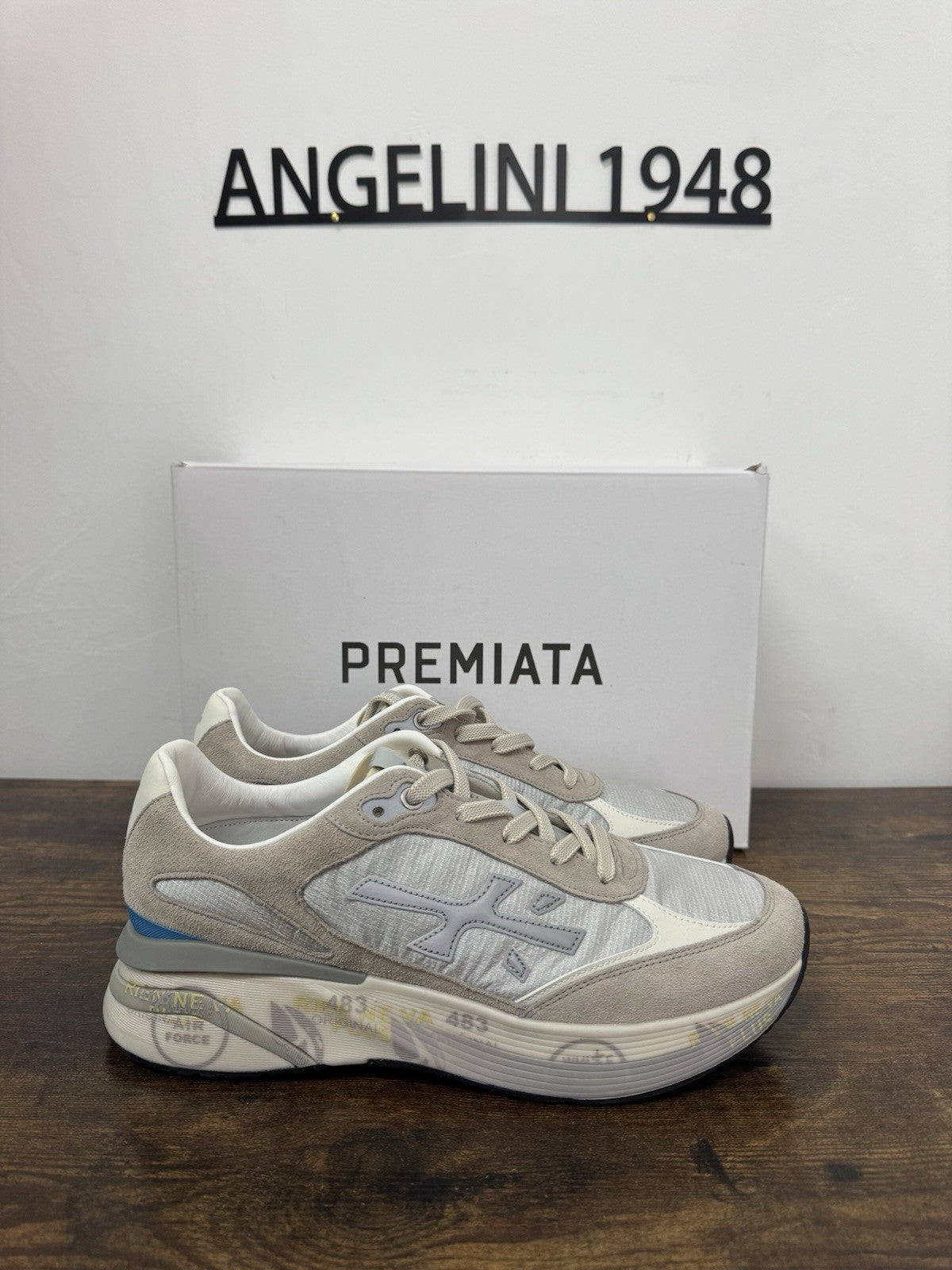 Premiata Moerun Sneaker Suede Grey Casual Premiata Uomo 44