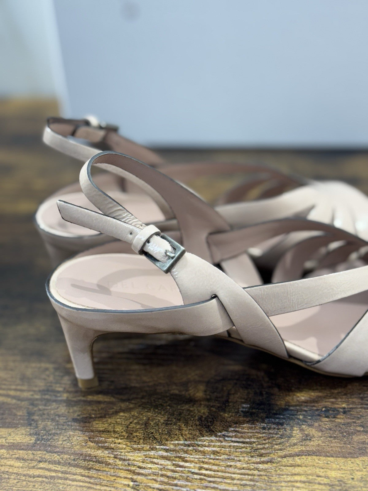 Del Carlo Sandalo    Pelle Nude   Luxury Made In Italy Sandal  Donna 41