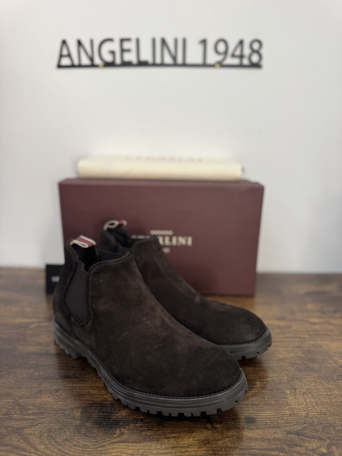 Sturlini Chelsea Boot Suede Marrone Casual Ultra Flex Uomo 43