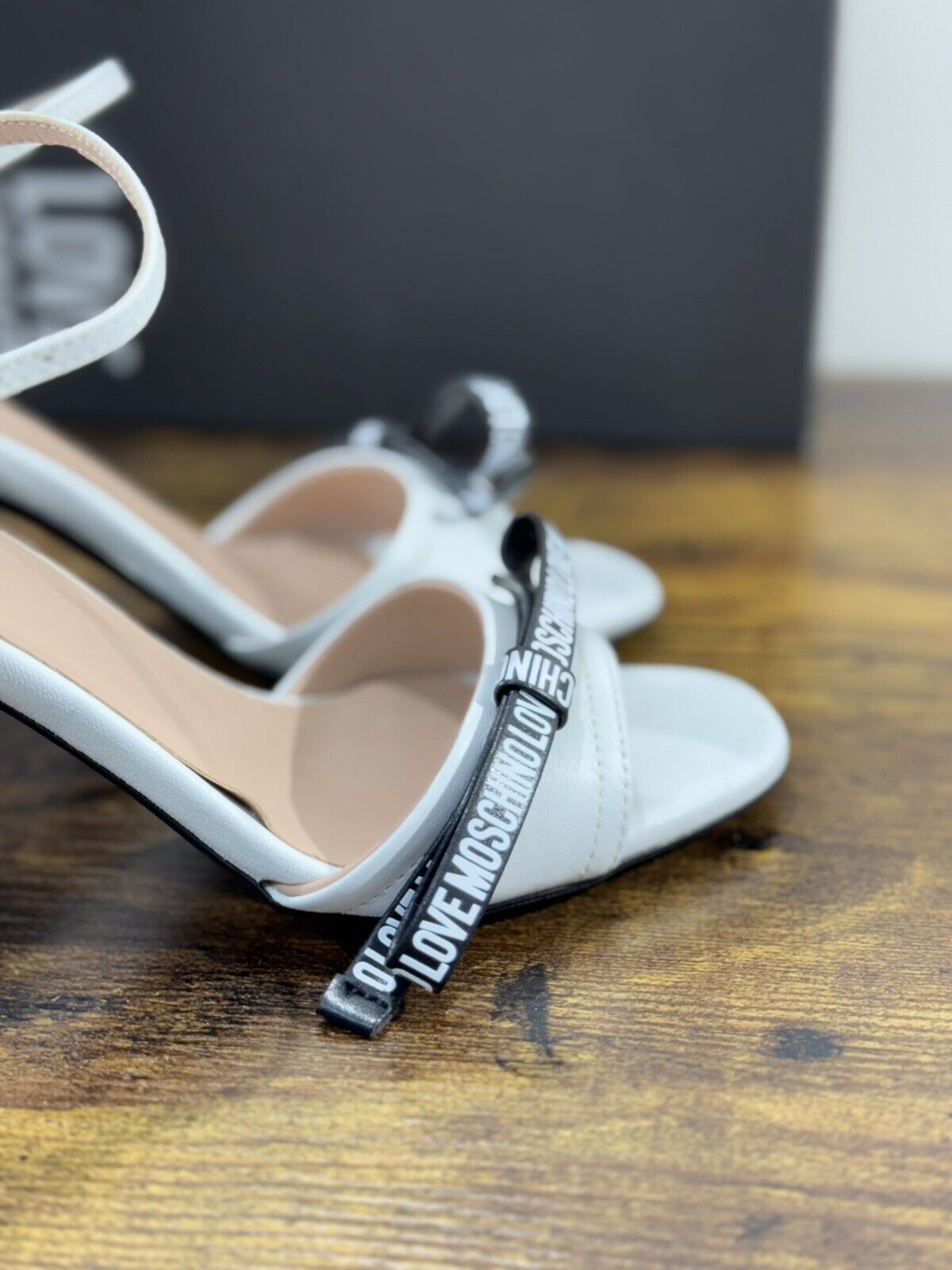 Love Moschino Sandalo Donna Pelle Bianco Casual Moschino Sandal 40