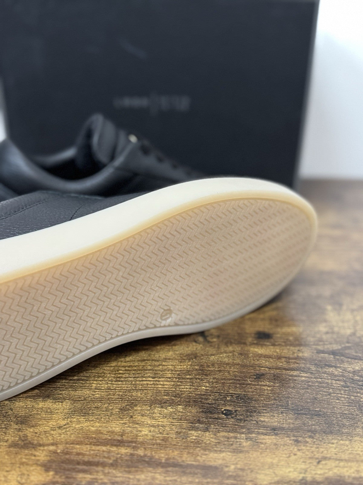 Low Brand Sneaker Pelle Nera Casual Uomo 44