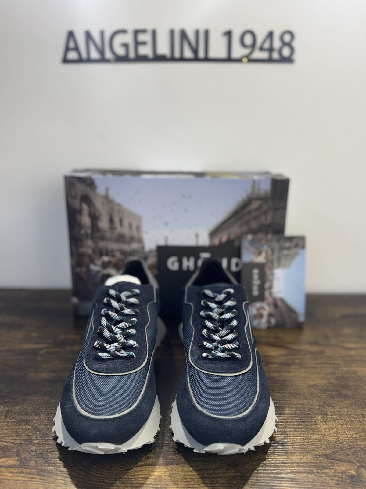 Ghoud Rush Sneaker Suede Blu Casual Scarpa Uomo 43