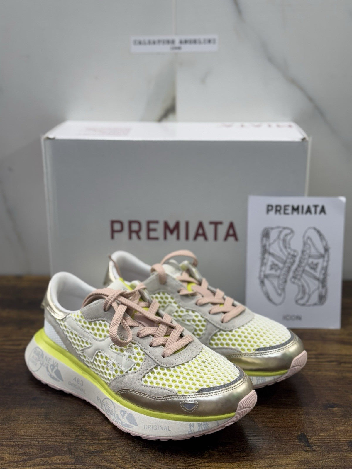 Premiata Lauryn Sneaker  Fluo Casual Premiata Scarpa Donna 39