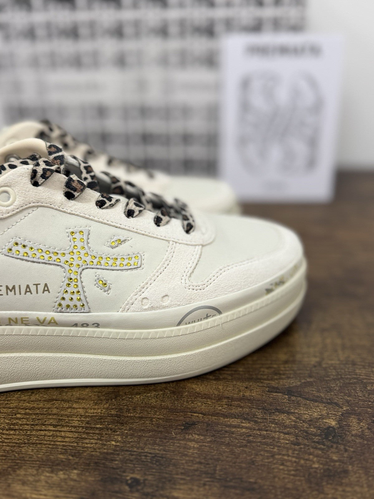 Premiata Micol  Sneaker Pelle Bianca    Casual Premiata Donna 40