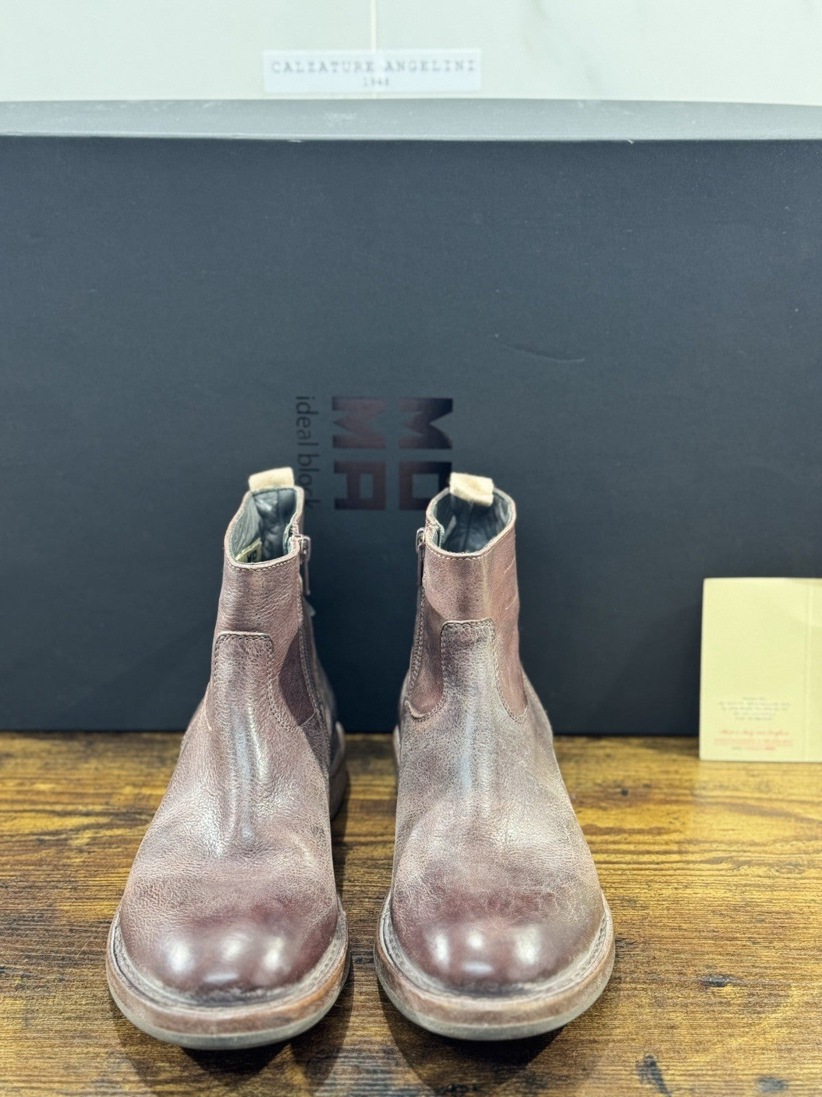 Moma Chelsea Boot  Ebano  Fatto A Mano In Italia Luxury Moma Boot Donna 39