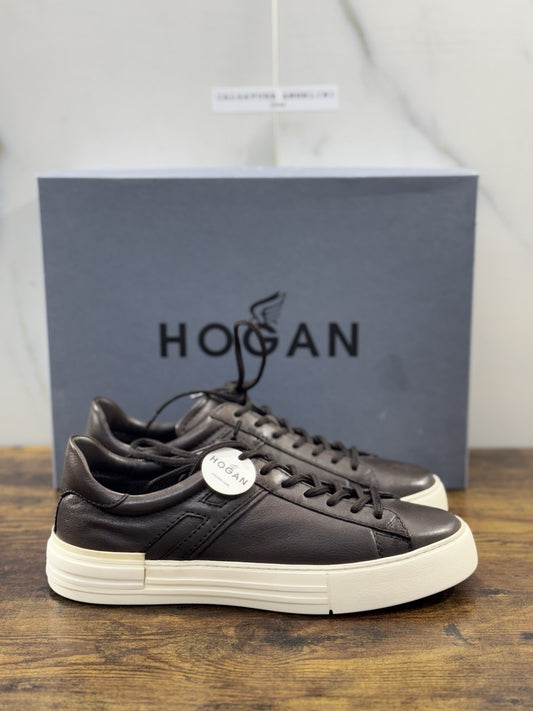 Hogan Rebel  Sneaker  Pelle Marrone  Memory Foam   Casual Hogan   Uomo 40.5