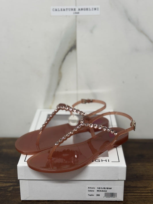 Menghi Sandalo Real Swarovski Masai     Donna 36