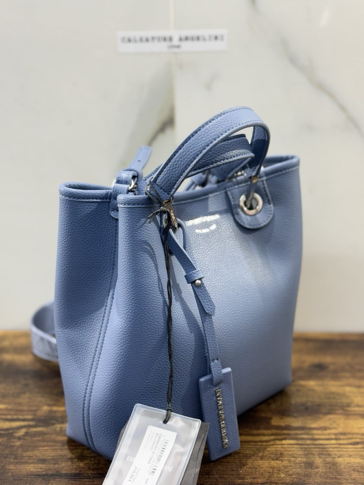 Emporio Armani Shopping Verticale Myea Stampa Cervo    Casual Armani Borsa Donna