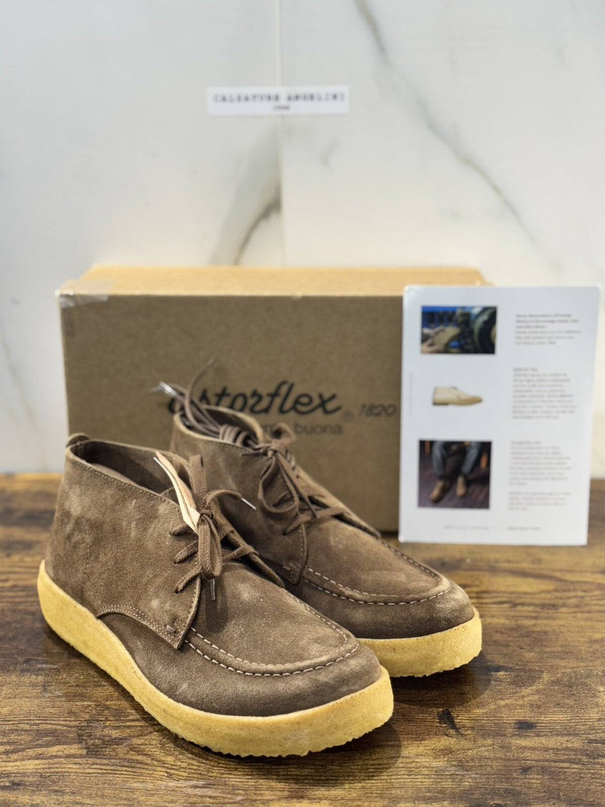 Astorflex Polacchino Uomo Akiflex Suede Dark Khaki Casual Boot Uomo 40