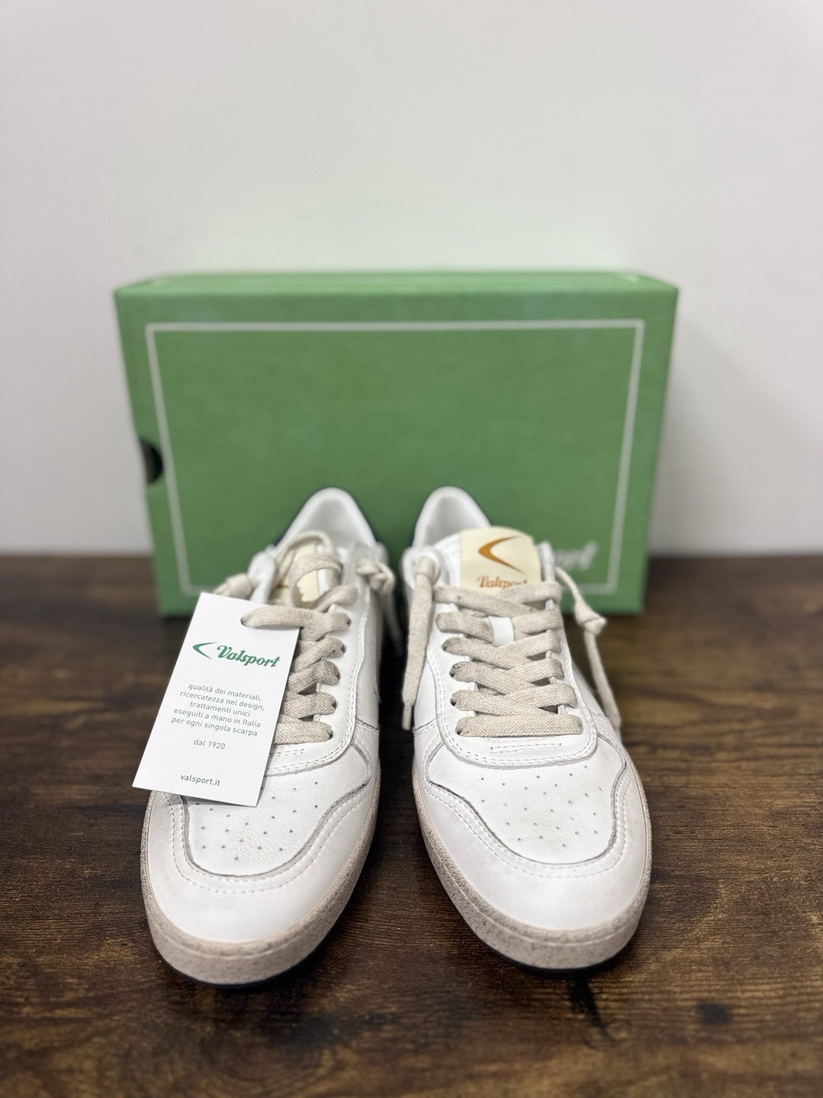 Valsport Davis Heritage Sneaker Pelle Bianca Casual Valsport Uomo 41