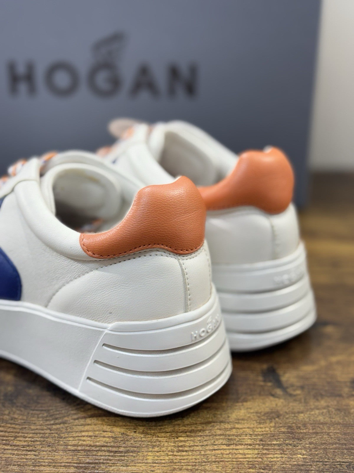 Hogan Rebel H564 Sneaker Pelle Bianca Casual Hogan Donna 36.5