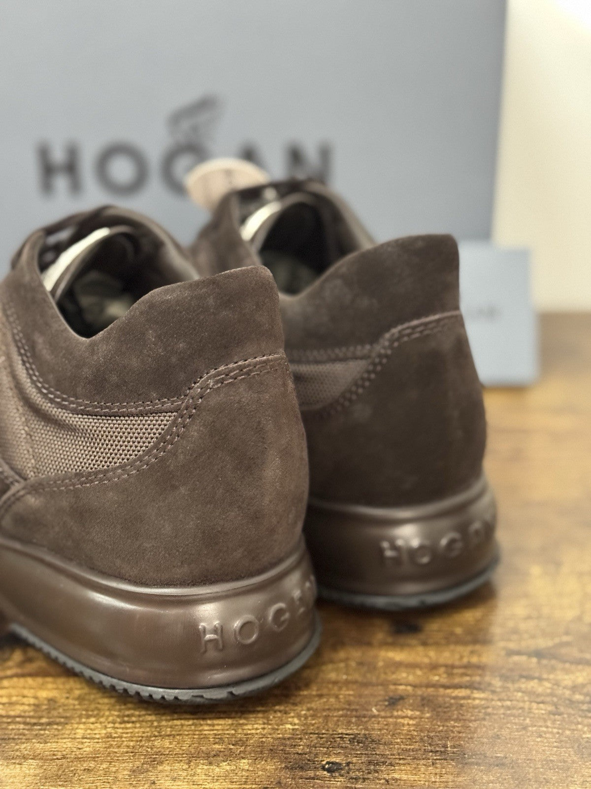 Hogan Interactive Icon Pelle Testa Moro Casual Sneaker Hogan Uomo 41