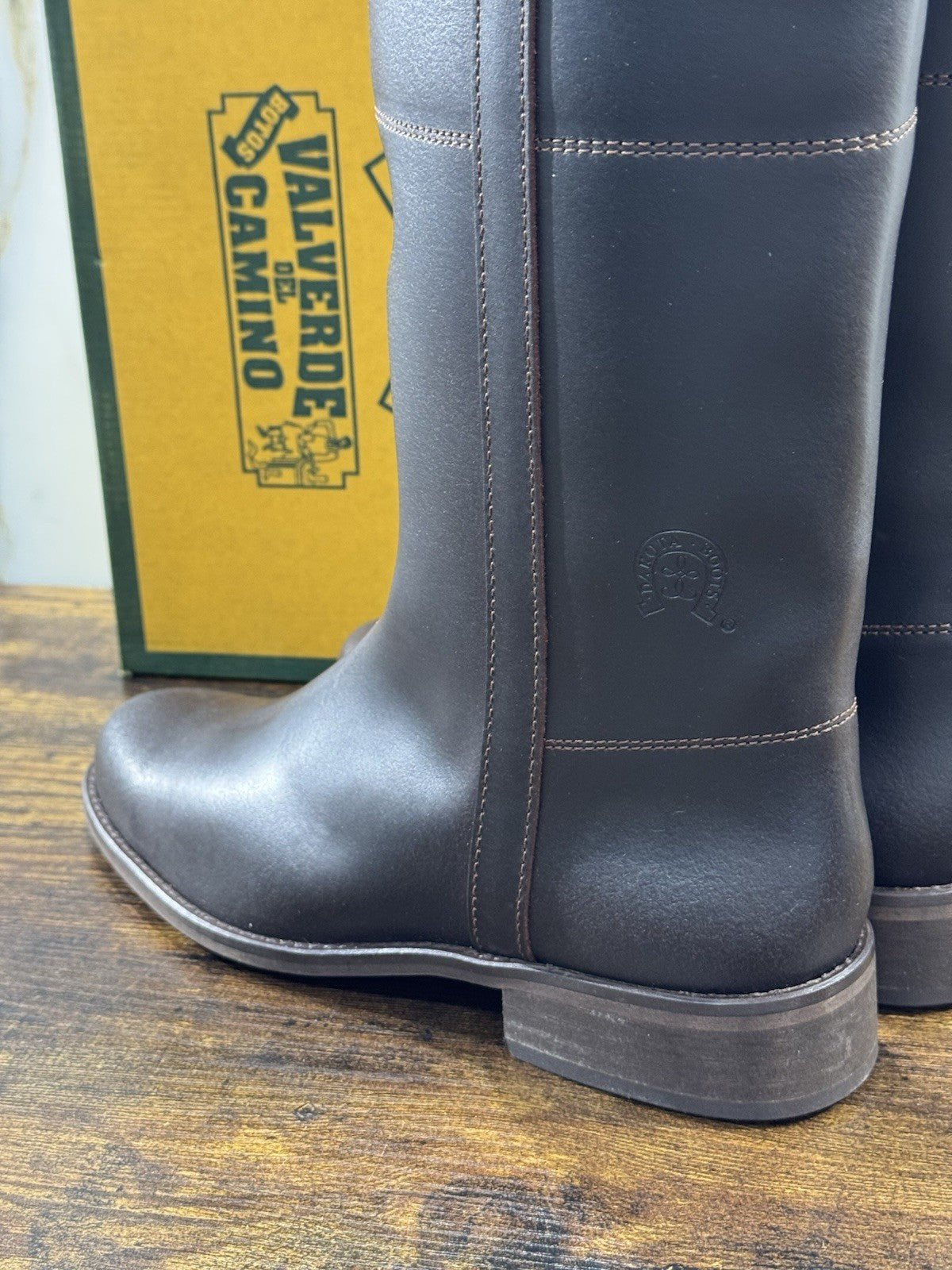 Dakota Boots Stivale Donna Cavallerizzo Pelle Marrone Top Quality 41