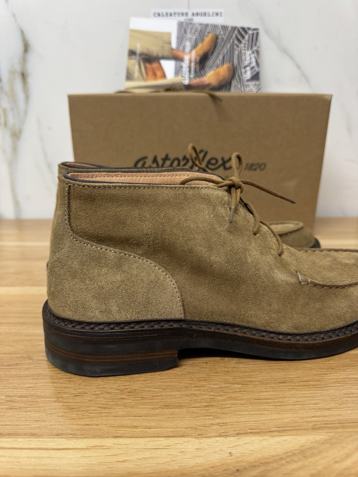Astorflex Deukeflex Suede Whiskey Top Quality Italy Uomo 42
