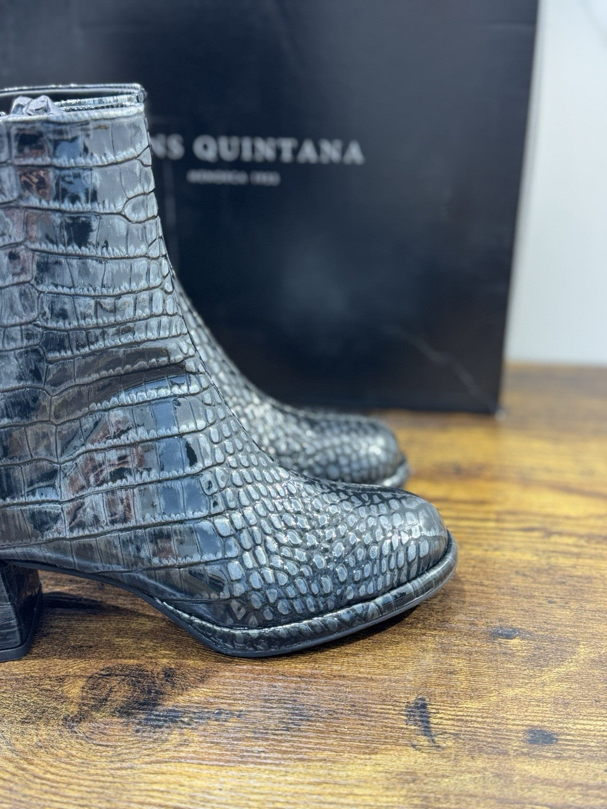 Pons Quintana Stivaletto Donna Pelle Nero          Con Tacco Luxury Boot 36