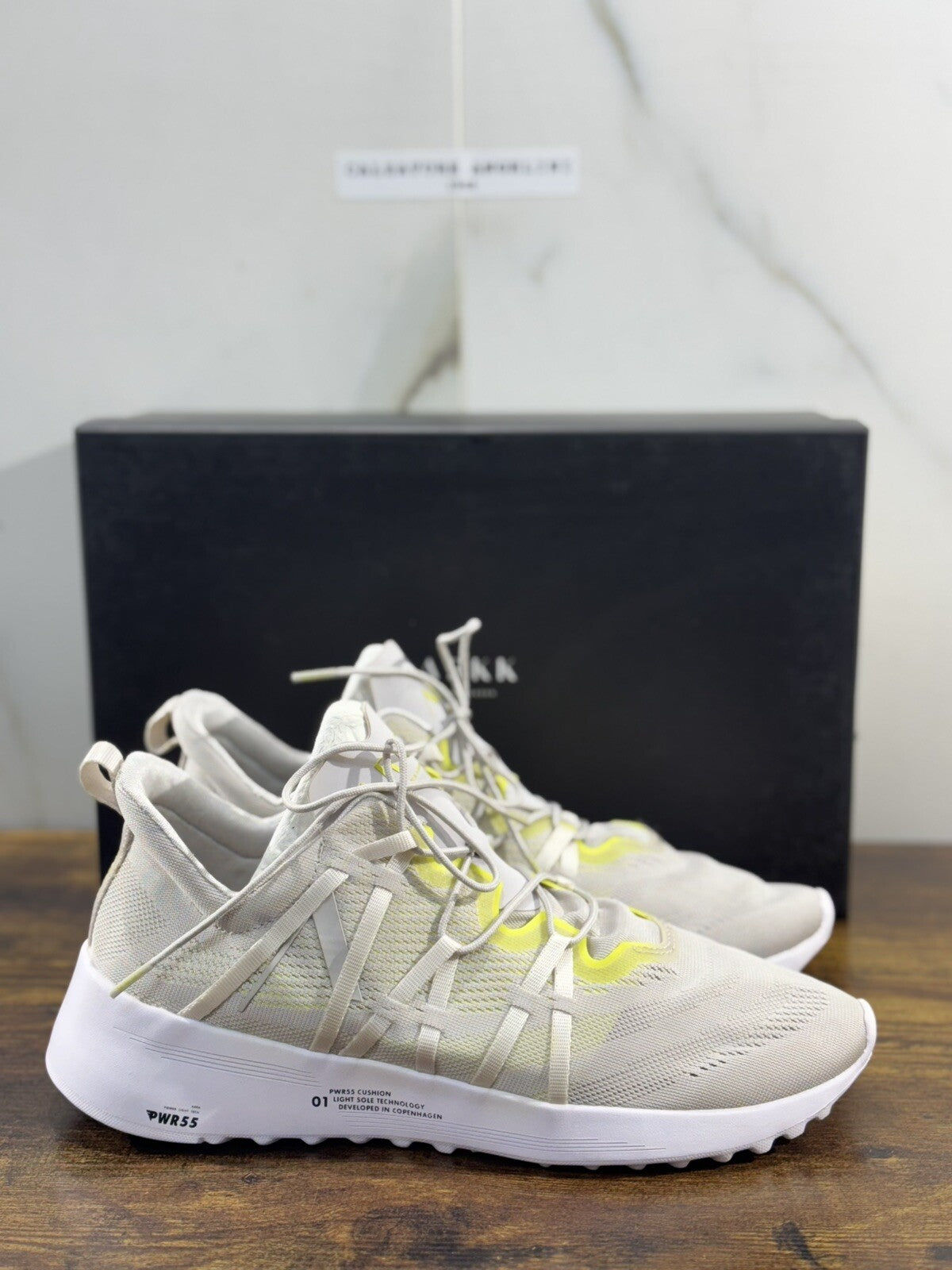 Arkk Copenhagen Sneaker Uomo Grey Lemon  Causal Men Shoes 42