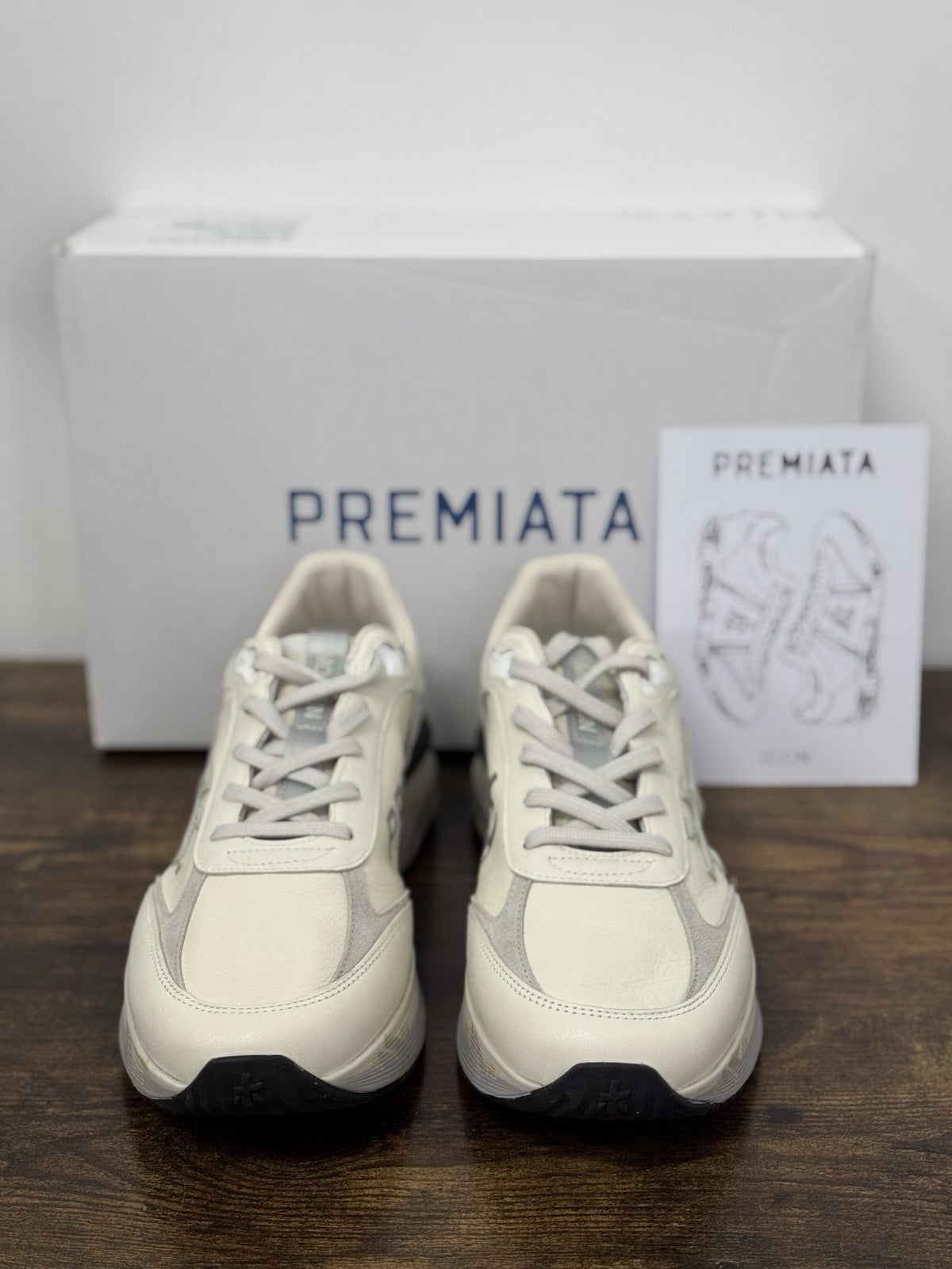Premiata Moerun Sneaker Pelle Bianca Casual Premiata Uomo 43