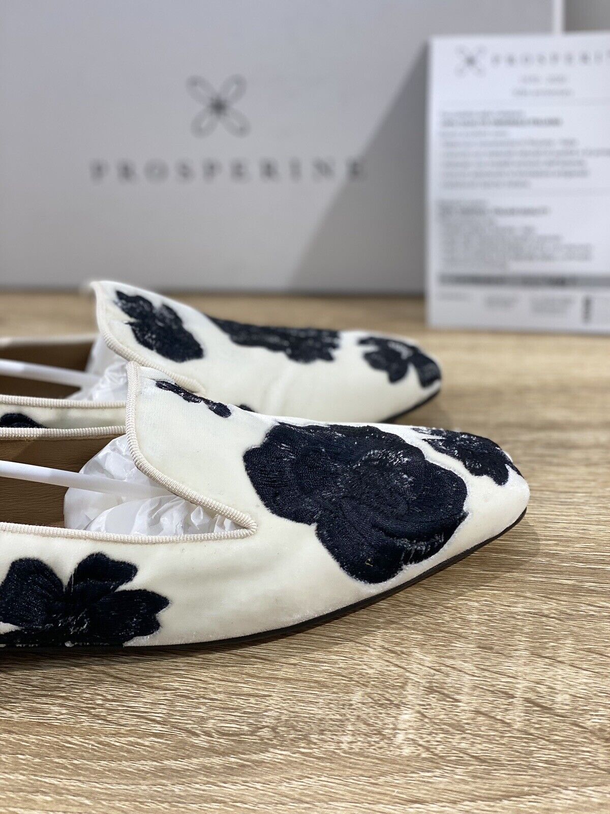 Prosperine Mocassino donna in Velluto Bianco luxury made in italy 37