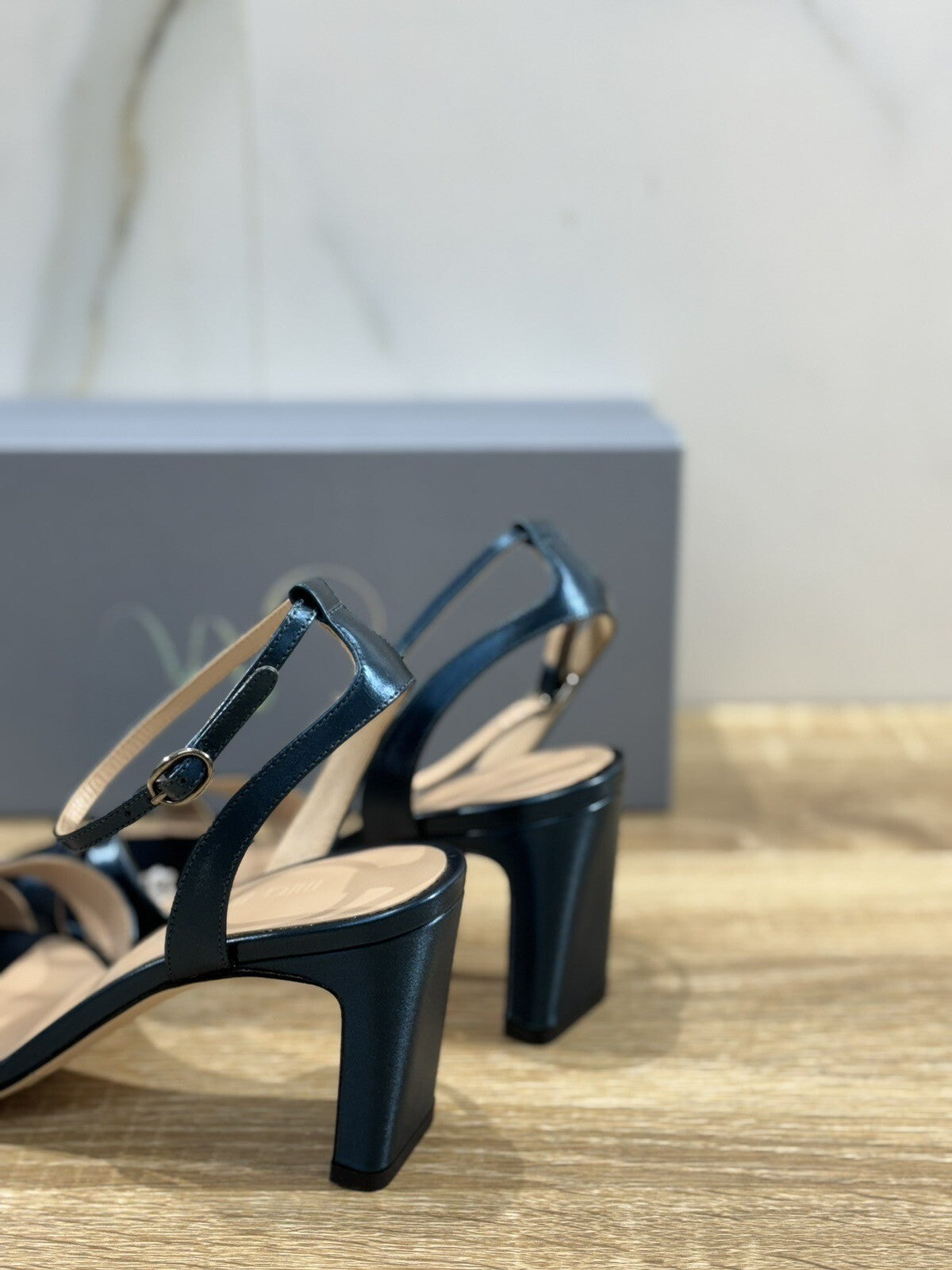 Mia Moltrasio Sandalo Donna In Raso Blu    Luxury Handmade Sandal 39