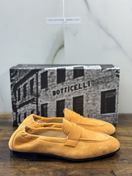 Botticelli Mocassino Suede Orange  Causal Uomo 41
