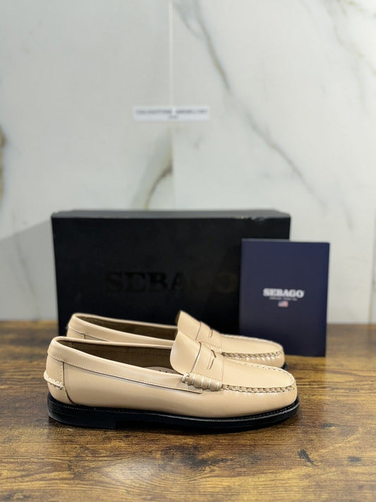 Sebago Mocassino Donna Classic Dan Light Beige  Icon Sebago Woman Loafer 37.5