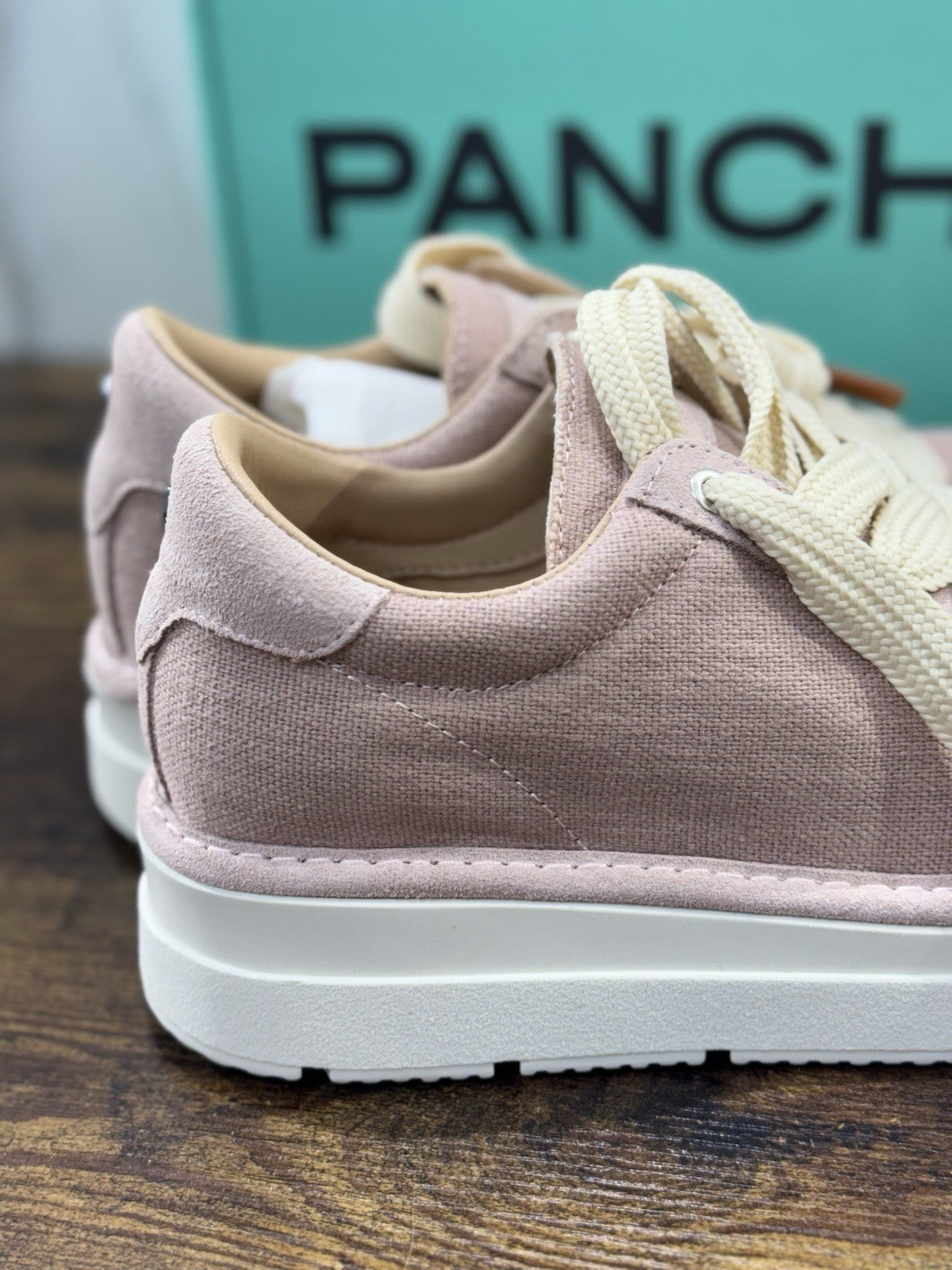 Panchic Sneaker Pelle  Donna Linen Pink   Casual Panchic 39