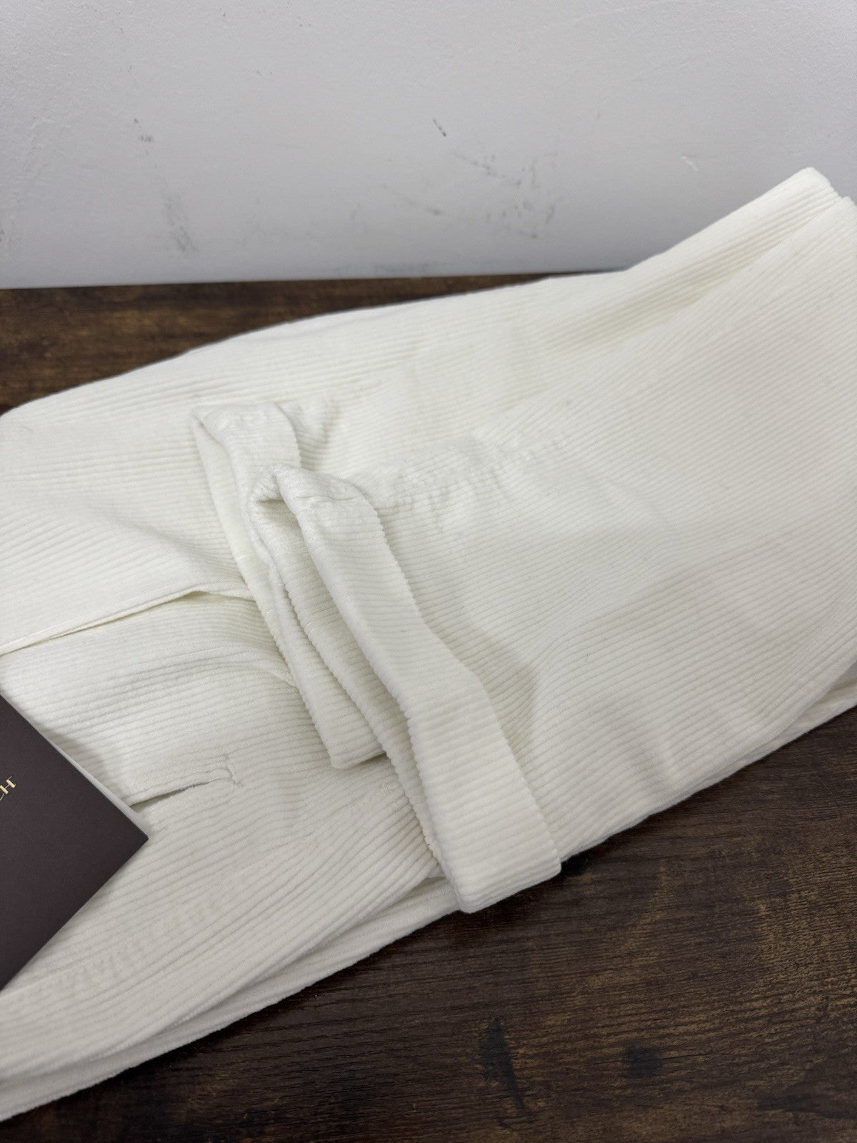 Berwich Pantalone Retro Velluto Bianco  Uomo 52