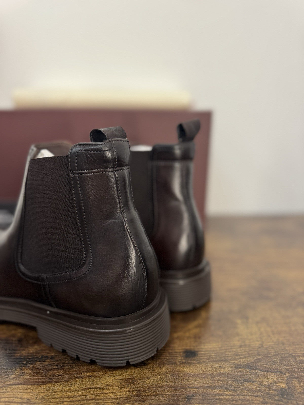 Sturlini Chelsea Boot Pelle Marrone Casual Ultra Flex Uomo 41