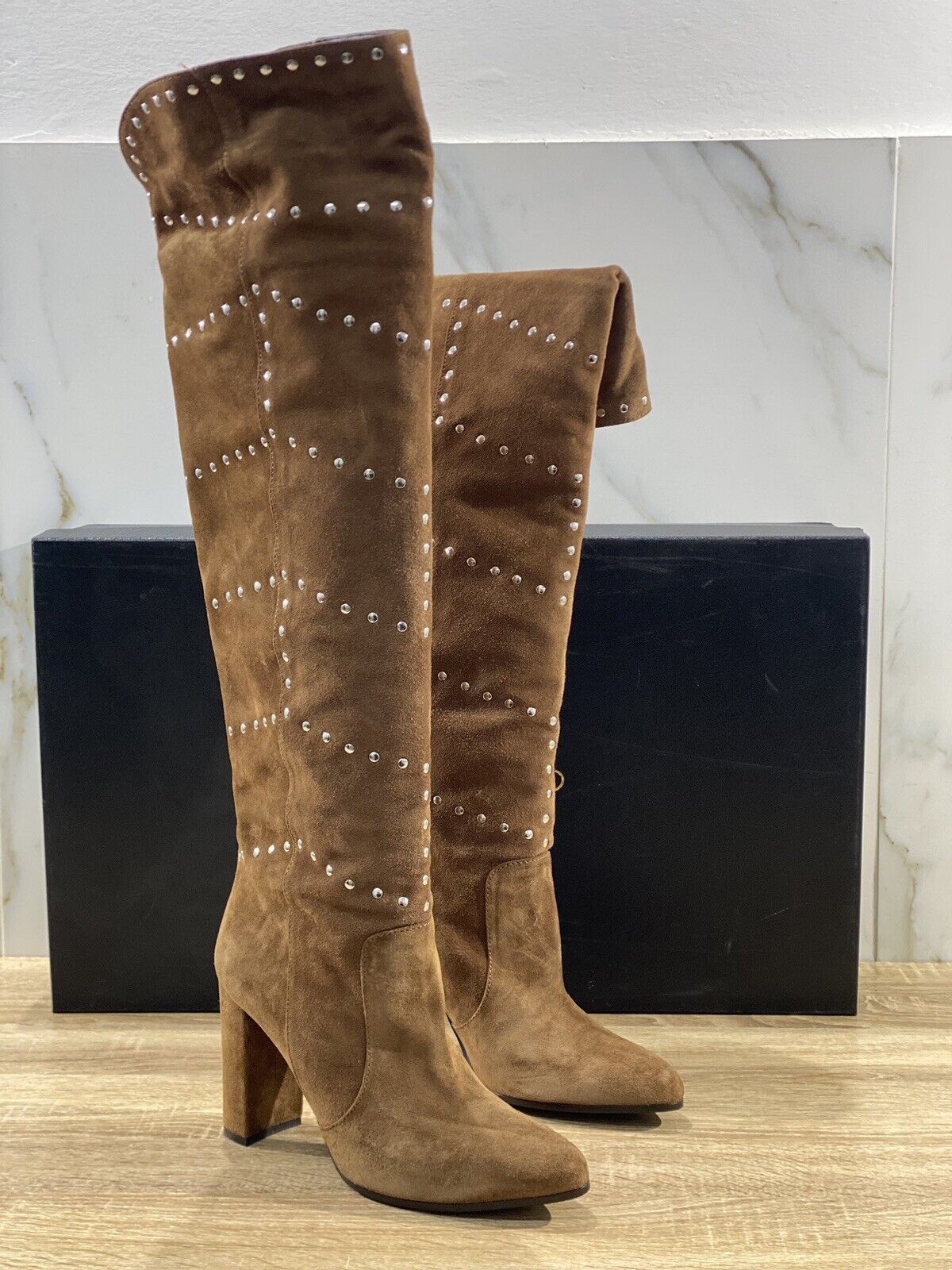 Via roma 15 stivale  donna 3197 borchie martora luxury boot via roma 15 38