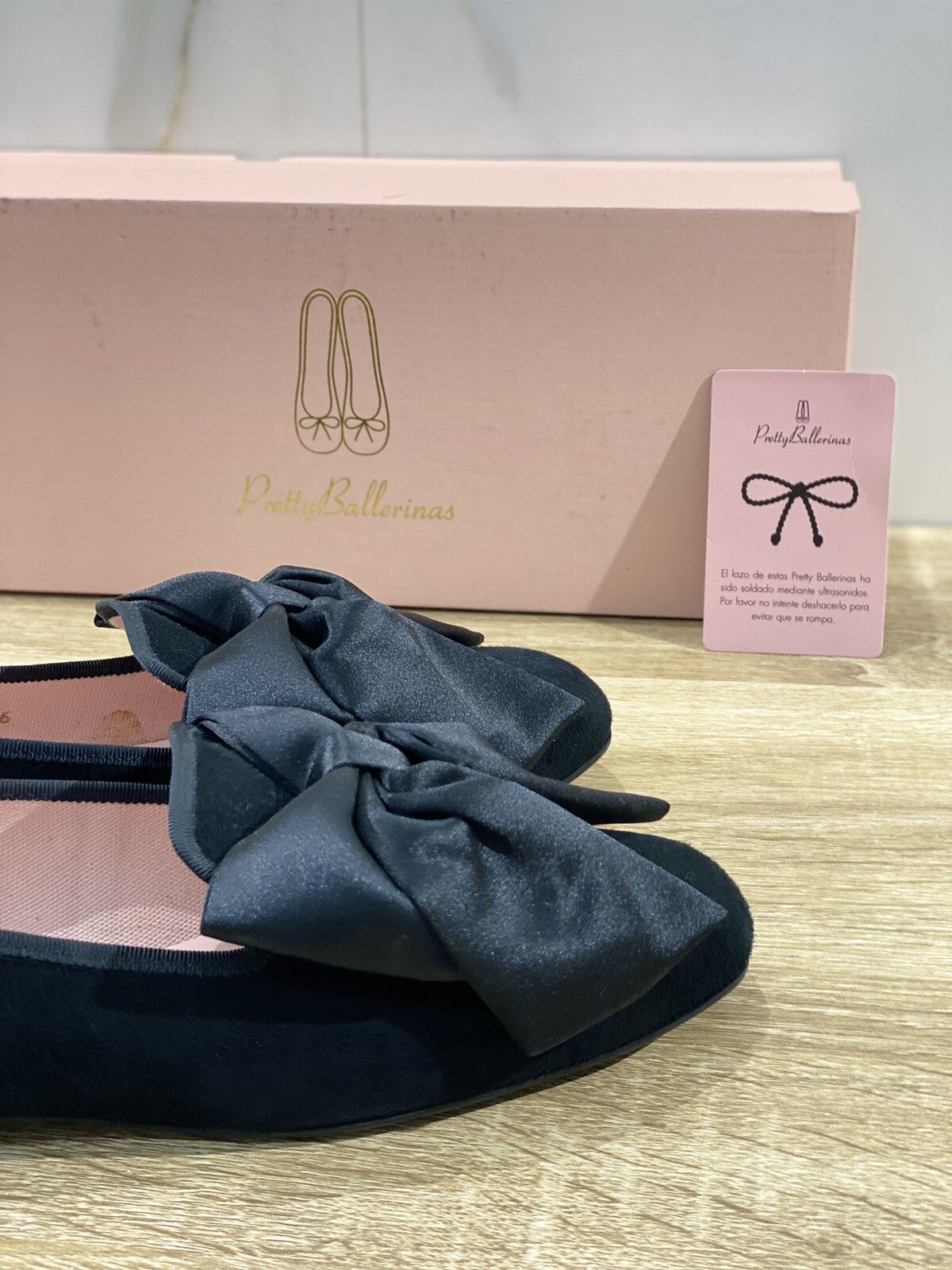 Pretty Ballerinas Scarpa Donna Carla Nero Suede Ballerina Donna 36