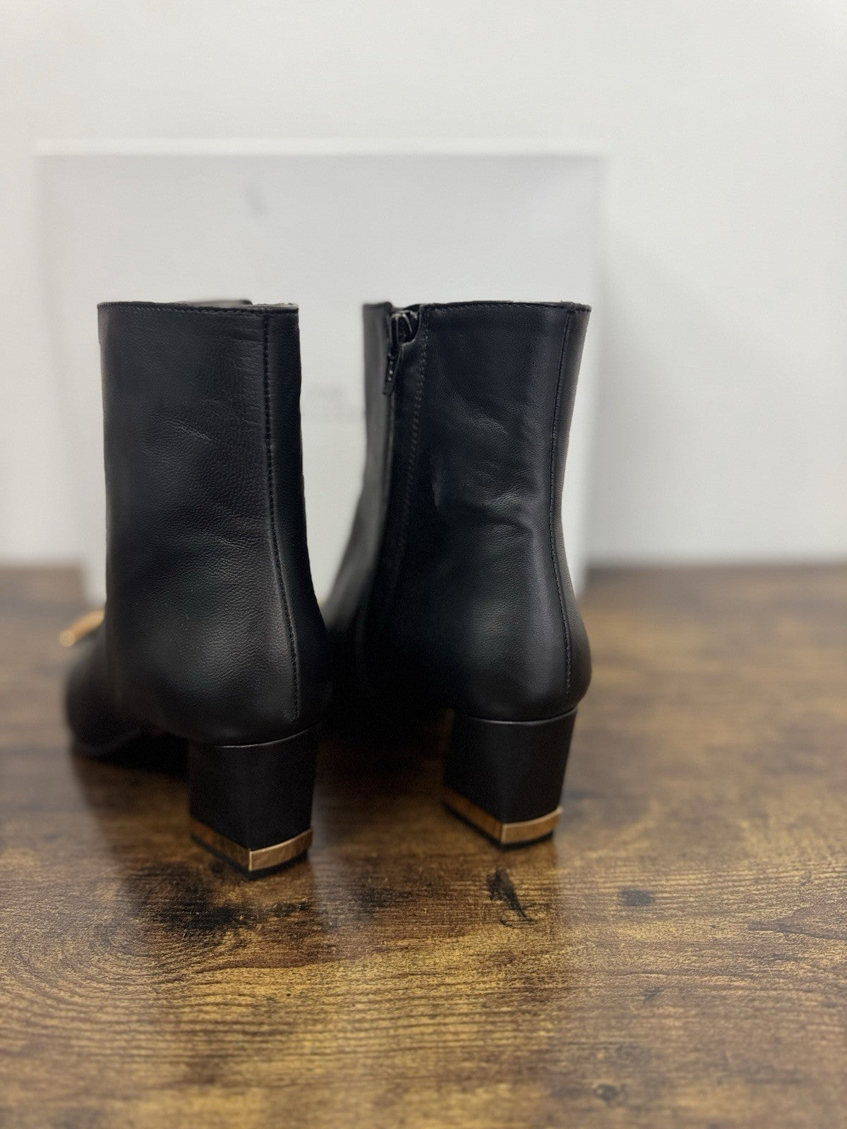 Roberto Festa Milano Stivaletto Pelle Nappa Nera  Causal Boot Donna 37