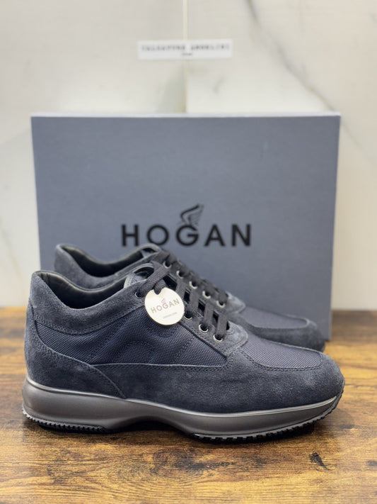 Hogan Interactive Suede Blu  Casual Uomo Hogan 42